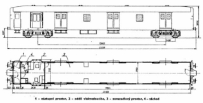 Železniční Služební vůz Da 7311 