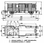 Železniční Služební vůz Ds 8-4010 